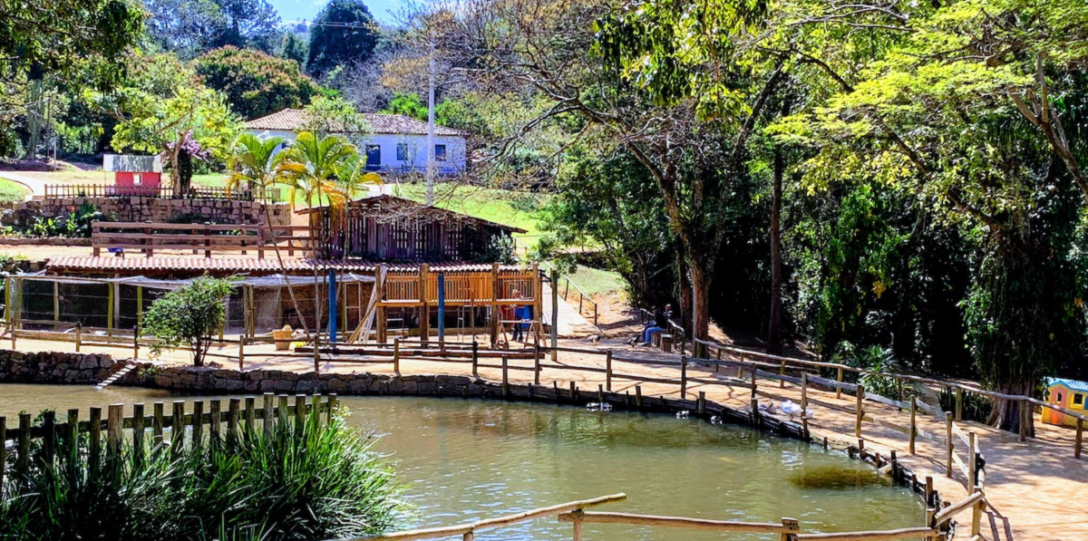 Um dia doce na fazenda de chocolate de itu